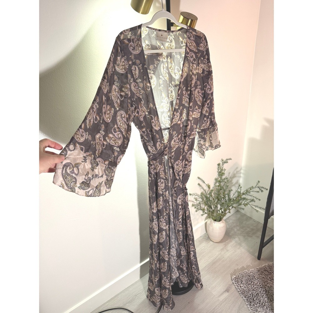 Hannah luxury silk spa day boutique california‎ brand high end loungewear O/S